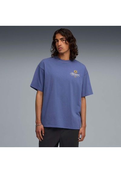 Puma X Represent Graphıc Erkek Tişört 632544 78 Mavi
