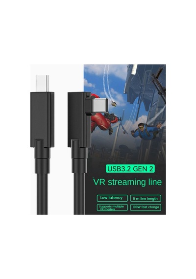 Summer Love 4 Link Sanal Gerçeklik Için Oculus Kulaklık Vr Kablosu Için 16ft 5m