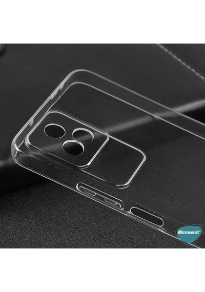 Xiaomi Poco F4 İçin Kılıf Transparent Soft Şeffaf Poco F4 İle Uyumlu Kılıf - Şeffaf