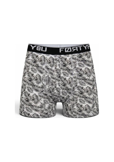 Orivra 10'lu Erkek Pamuklu Likralı Desenli Boxer Renkli