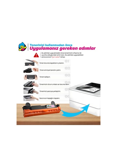 Kyocera Tk-1240xl Uyumlu  Toner Yüksek Kapasiteli / Pa2000 / Pa2000w Ma2000 / Ma2000w / Pa2001 / Ma2001
