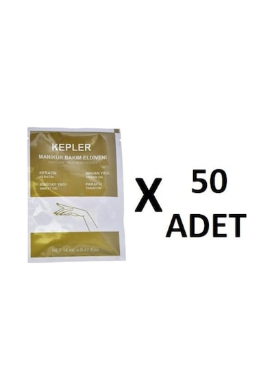 Kepler Tek Kullanımlık Susuz Manikür Eldiveni 50'li