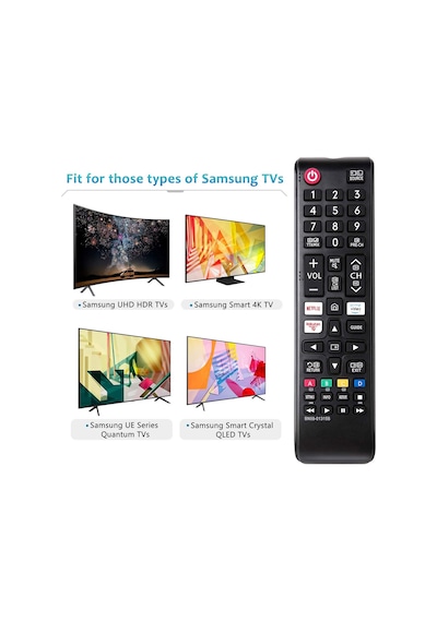 Samsung Uyumlu UE65RU7100UXTK Tv Kumanda