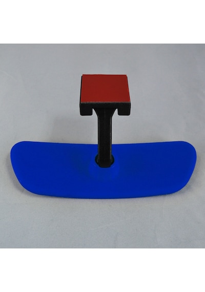 Pırlanta-3 Dik Kollu Universal Dikiz Aynası 17X5 Cm Kırmızı