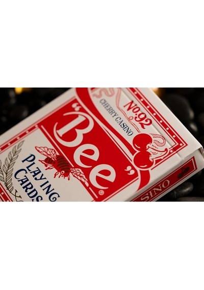 Bicycle Limited Bee X Cherry Casino Kırmızı Red Premium Oyun Kağıdı İskambil Kartları Destesi