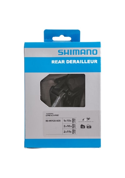 Shimano Deore Rd-m5120-sgs Bisiklet Arka Vites Aktarıcı Siyah