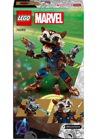 LEGO® Marvel Rocket ve Bebek Groot 76282 10+ Yaratıcı Oyuncak Yapım Seti - 566 Parça