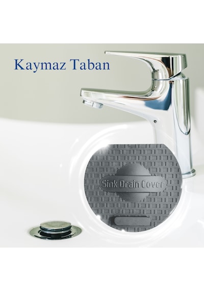 Lavabo Kötü Koku Giderici Önleyici Silikon Mat Sızdırmaz Lavabo Tıkacı Lavabo Tıpası Evye Kapağı Siyah