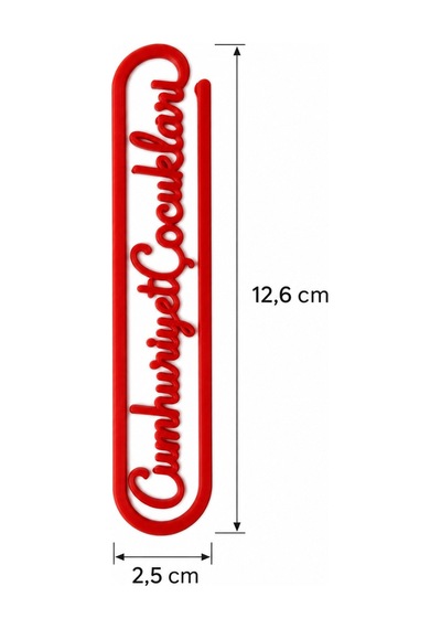 10 Adet Kitap Ayracı Cumhuriyet Çocukları - Cumhuriyet Bayramı Hediyesi