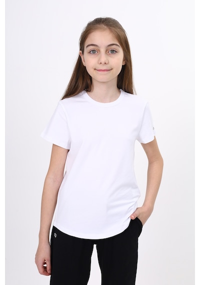 Toontoy Kids Toontoy Kız Çocuk Pamuklu Bisiklet Yaka Kısa Kollu Baskılı Basic Okul Tişört 22981 Beyaz Toontoy Kids Toontoy Kız Çocuk Pamuklu Bisiklet Yaka Kısa Kollu Baskılı Basic Okul Tişört 22981 Beyaz