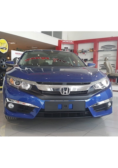 Honda Civic Fc5 Ön Sis Farı Kaş Nikelajı