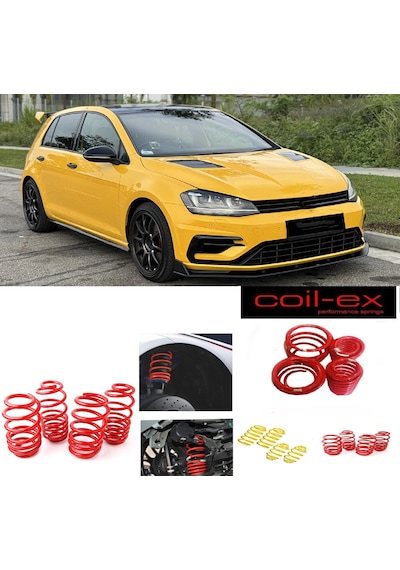 Vw Golf 7 2013-2017 Benzine Uyumlu Coil-ex 4.5 Cm Spor Yay