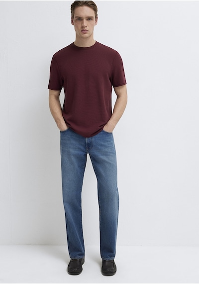 Mavi - Bordo Tişört 0610277-70426
