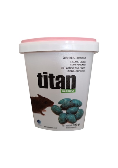 Titan Block Wax Badem Fare Yemi 100 G