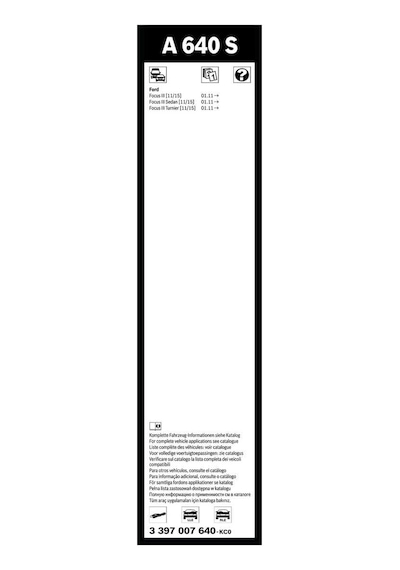 Aerotwin Silecek Seti - 725/725 Mm Ford Focus Iıı 2011-2021 11,15 A640s