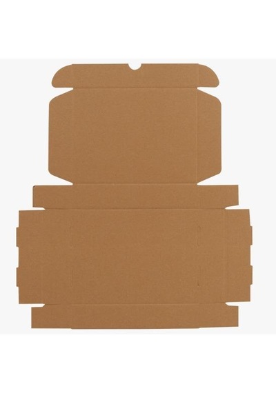 Kolix Kilitli E-ticaret Kutusu 19x26x5 Cm 50 Adet Kargo Kutusu Hediye Kutusu Karton Koli Kraft 50