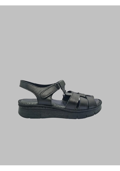 Pierre Cardin Pc-5142 Kadın Deri Sandalet Siyah