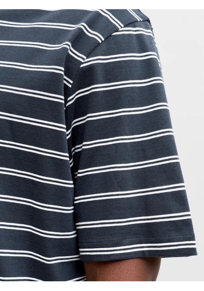 Jack & Jones Jack&jones Jornorrebro Stripe Tee Erkek T-shirt 12291021 Lacivert