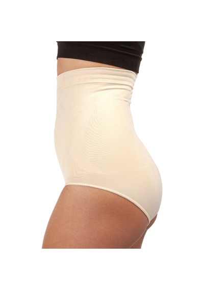 New Lilla 002 Yüksek Slikon Bel Tutucu Toparlayıcı Slip Korse Ten Rengi