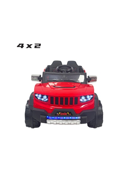 Jeep Akülü Araba 0-8 Yaş Kırmızı