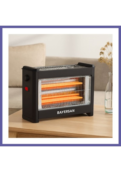Bezos Elektrikli Şömine Isıtıcı Soba 1800w Nıda