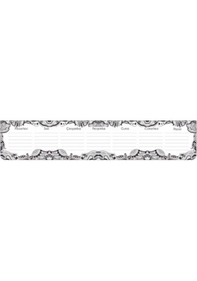 Planner Haftalık Blok Mandala