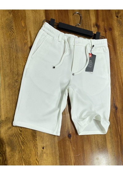 Demente Erkek Kayra Kumaş Beli Lastikli Şort Jogger 001