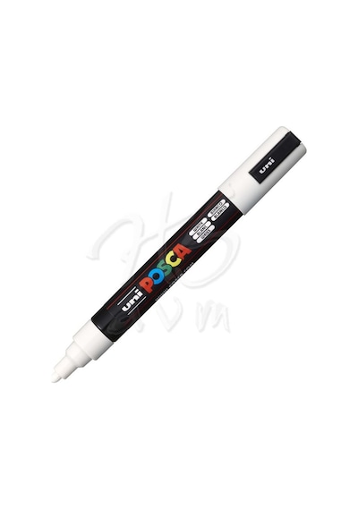 Uni Posca Marker Pc-5M 1.8-2.5 Mm White