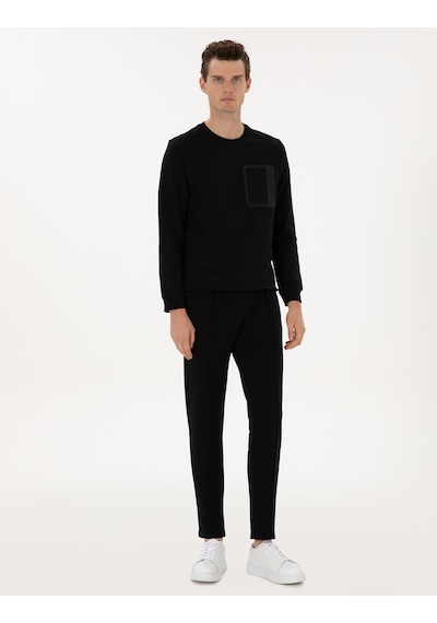 Pierre Cardin Erkek Siyah Sweatshirt 50317658-vr046 Siyah