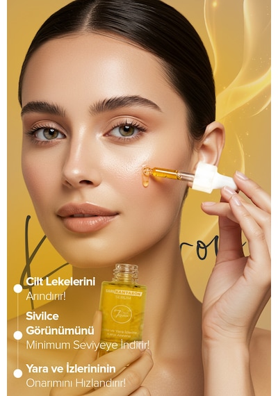 Uraw Cilt Tonu Eşitleyici ve Onarıcı Sarı Kantaron Serumu 30 ML