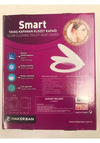 Klozet Kapağı Hakersan Smart Yavaş Kapanan Yuvarlaktip Diğer