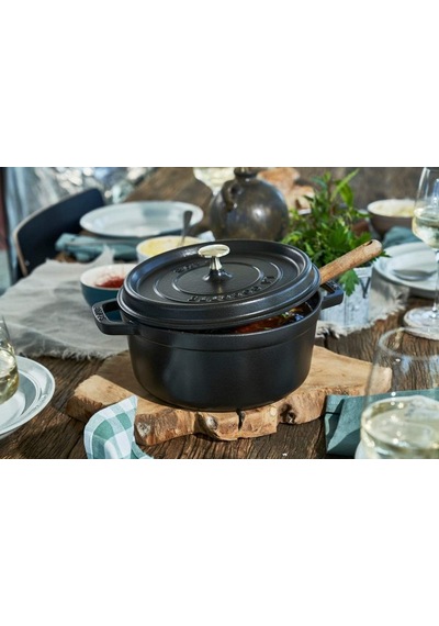 Staub La Cocotte Döküm Tencere, Siyah,24 Cm Diğer