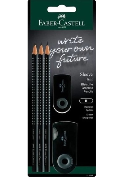 Faber-castell Kurşun Kalem Ofis Seti Siyah 2024 Çok Renkli