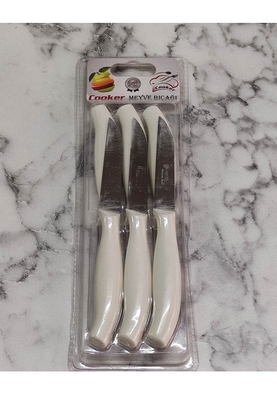 Meyve Bıçağı 6lı Cooker Beyaz