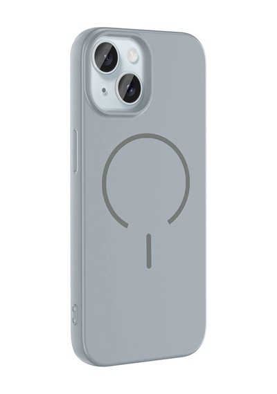 Apple iPhone Uyumlu 15 Kılıf Magsafe Destekli Kamera Korumalı Yumuşak Silikon Pazarplus Siyah