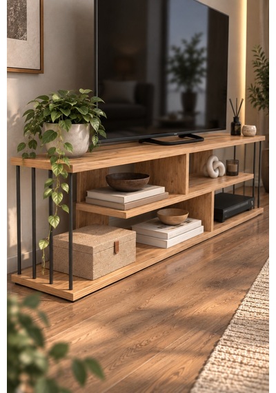 Sulorahome Ceviz Desenli 140 Cm Tv Ünitesi Ve Raf Sistemli Televizyon Sehpası Açık Ceviz Sulorahome Ceviz Desenli 140 Cm Tv Ünitesi Ve Raf Sistemli Televizyon Sehpası Açık Ceviz