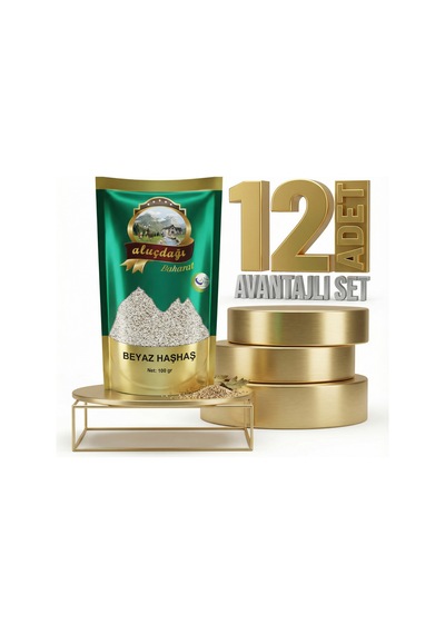 Aluçdağı Beyaz Haşhaş 12x100 Gr