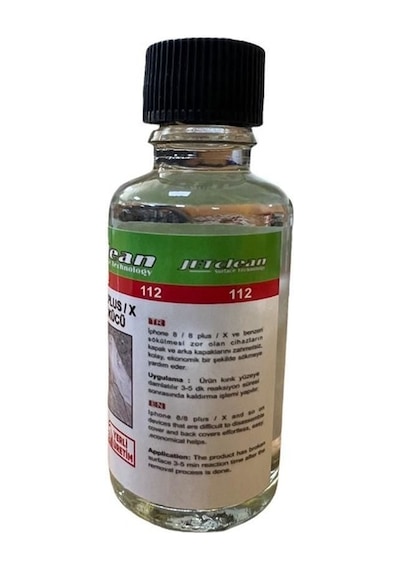 Jetclean 112 Iphone 8 - 8 Plus - X Kapak Sökücü 30 ML