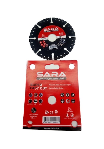 Sara S759 Çok Amaçlı Kesme Diski 115mm