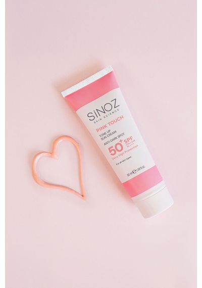 Sinoz Pink Touch Aydınlatıcı ve Ton Eşitleyici Pembe Yüz Güneş Kremi SPF50 50 ML Sinoz Pink Touch Aydınlatıcı ve Ton Eşitleyici Pembe Yüz Güneş Kremi SPF50 50 ML