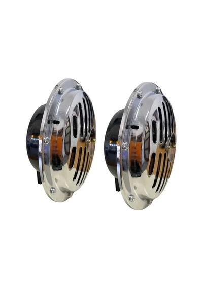 3 Borulu Havalı Arap Korna Kromlu Elektrikli 12 Volt Universal Tip