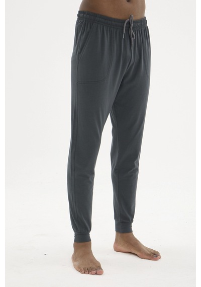 Kocabey 126r Erkek Ribana Pijama Altı Füme