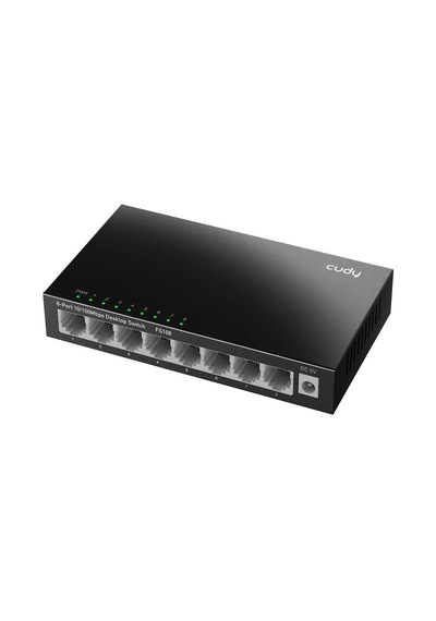 Fs108 8port 10/100mbps Duvar Montajlı Metal Masaüstü Switch