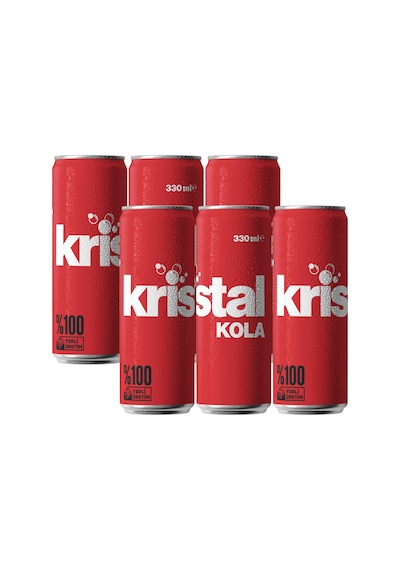 Kristal Kola 330 ml Gazlı İçecek 6'lı