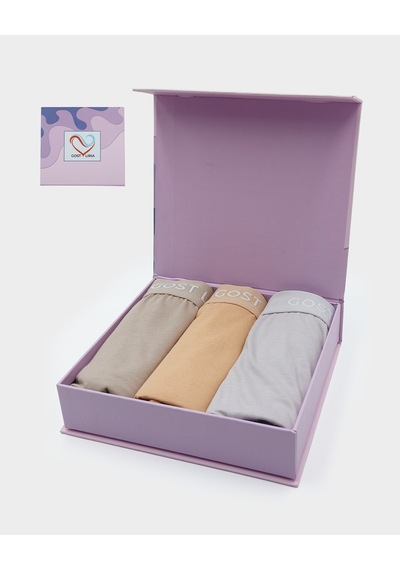 Gost Liria -pure Stone Erkek Boxer 3 Lü Paket -çok Renkli Çok Renkli