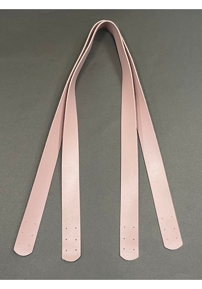 Karantuhafiye Dikmeli Spor Sap / Çanta Sapı / Deri Dikmeli Sap 70 Cm Pembe Pembe