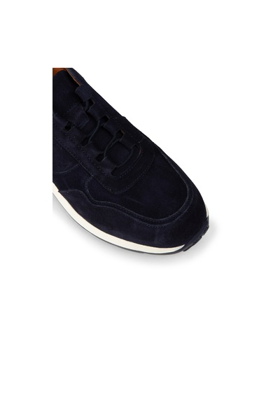 Deery Erkek Hakiki Süet Lacivert Sneaker Ayakkabı - E8210mlcve02 Lacivert