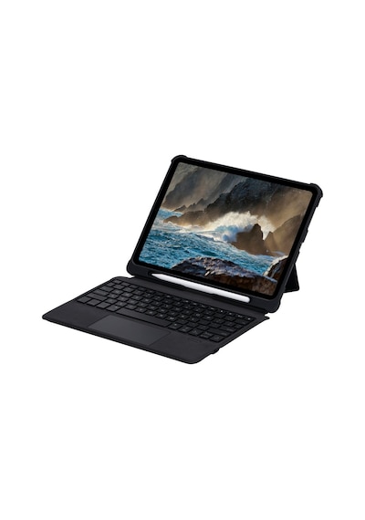 Apple Uyumlu iPad  8. Nesil 10.2 Kılıf Led Işıklı Magnetik Standlı Klavyeli Kılıf A2270 A2428 A2429 A2430