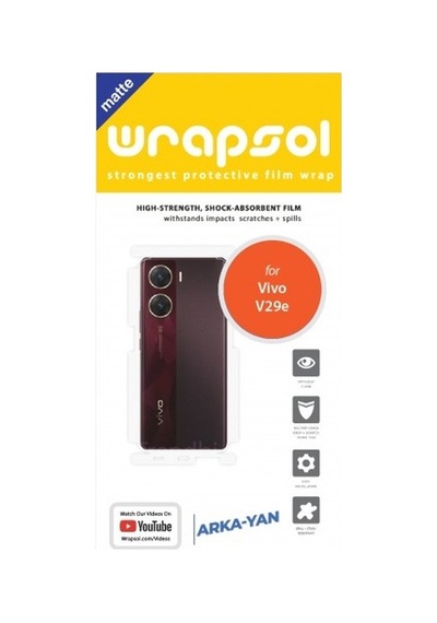 Vivo V29e Mat Arka Ve Yan Koruyucu Poliüretan Film