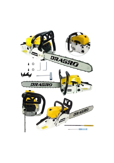 Dragro DRG-TSTR9900 9.9 HP Benzinli Ağaç Kesme Makinesi Sarı
